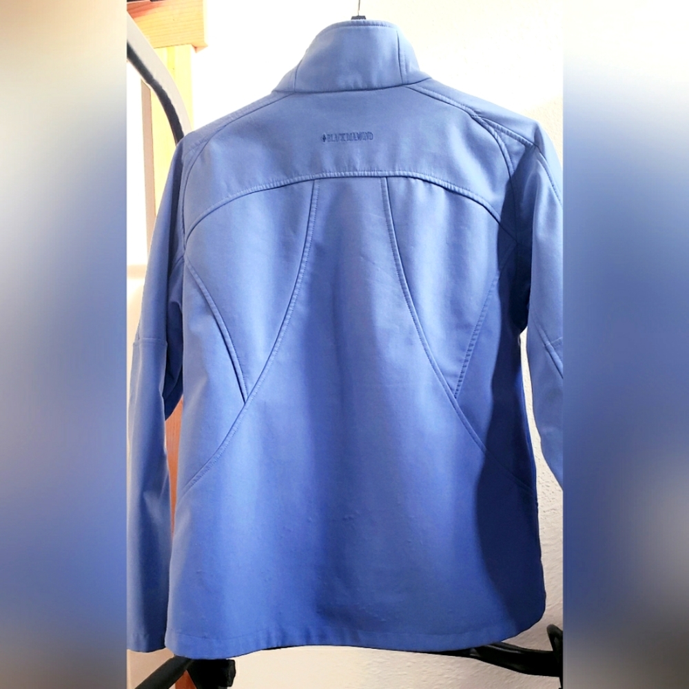 Womens large Black Diamond soft shell jacket. Light purple almost blue